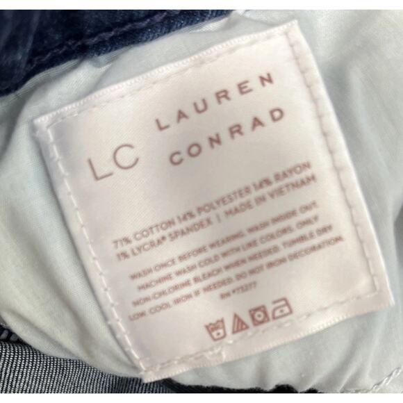 Lauren Conrad Womens Size 4 Skinny Capri/Dark Wash/Stretch/5-Pocket Design - Picture 4 of 6
